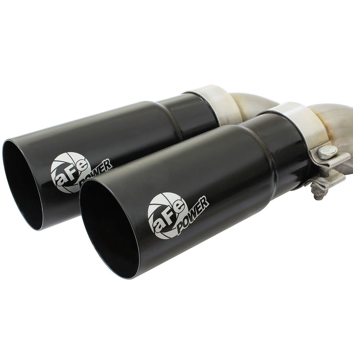 aFe Power Rebel Series 3 IN to 2-1/2 IN 409 Stainless Steel Cat-Back Exhaust Tip Ford F-150 09-14 V8-4.6L/5.4L/5.0L