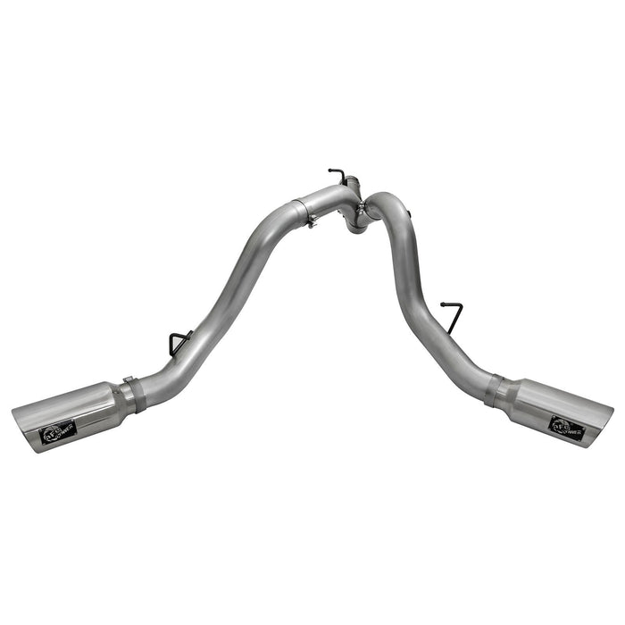 aFe Power Atlas 4 IN Aluminized Steel DPF-Back Exhaust System GM Diesel Trucks 2016 V8-6.6L (td) LML