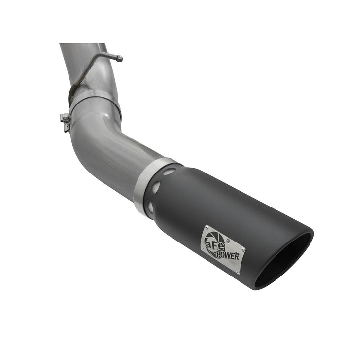 aFe Power Atlas 5 IN Aluminized Steel DPF-Back Exhaust System GM Diesel Trucks 2016 V8-6.6L (td) LML