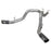 aFe Power Large Bore-HD 4 IN 409 Stainless Steel DPF-Back Exhaust System w/Dual Black Tips GM Diesel Trucks 17-19 V8-6.6L (td) L5P