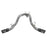 aFe Power Large Bore-HD 4 IN 409 Stainless Steel DPF-Back Exhaust System w/Dual Black Tips GM Diesel Trucks 17-19 V8-6.6L (td) L5P