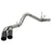 aFe Power Rebel XD 4 IN 409 Stainless Steel DPF-Back Exhaust w/Dual Black Tips GM Diesel Trucks 17-19 V8-6.6L (td) L5P