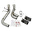 aFe Power Rebel XD 4 IN 409 Stainless Steel DPF-Back Exhaust w/Dual Black Tips GM Diesel Trucks 17-19 V8-6.6L (td) L5P