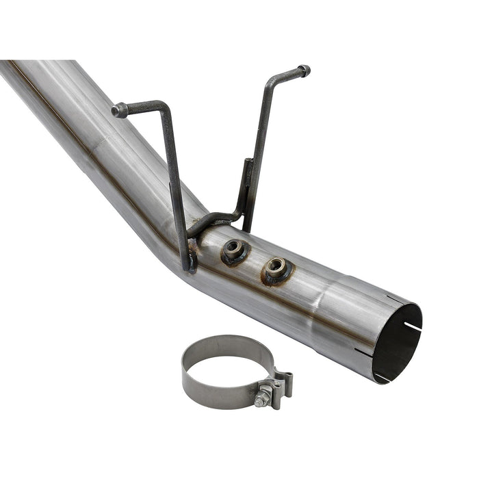 aFe Power Rebel XD 4 IN 409 Stainless Steel DPF-Back Exhaust w/Dual Black Tips GM Diesel Trucks 17-19 V8-6.6L (td) L5P