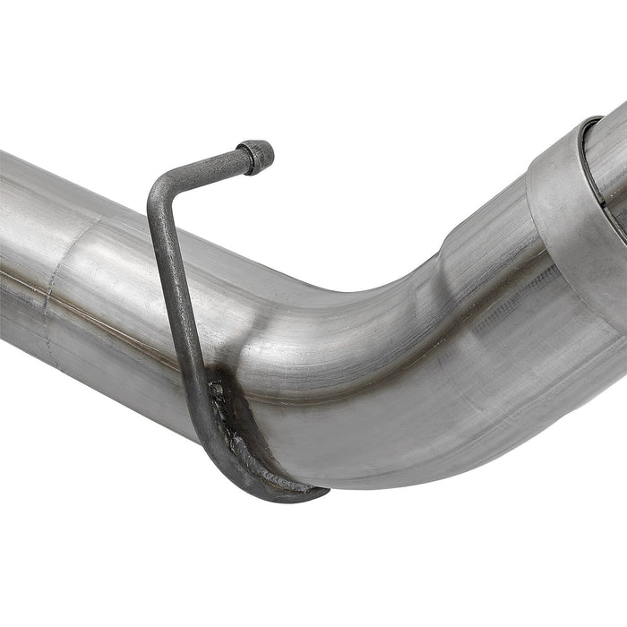 aFe Power Rebel XD 4 IN 409 Stainless Steel DPF-Back Exhaust w/Dual Black Tips GM Diesel Trucks 17-19 V8-6.6L (td) L5P
