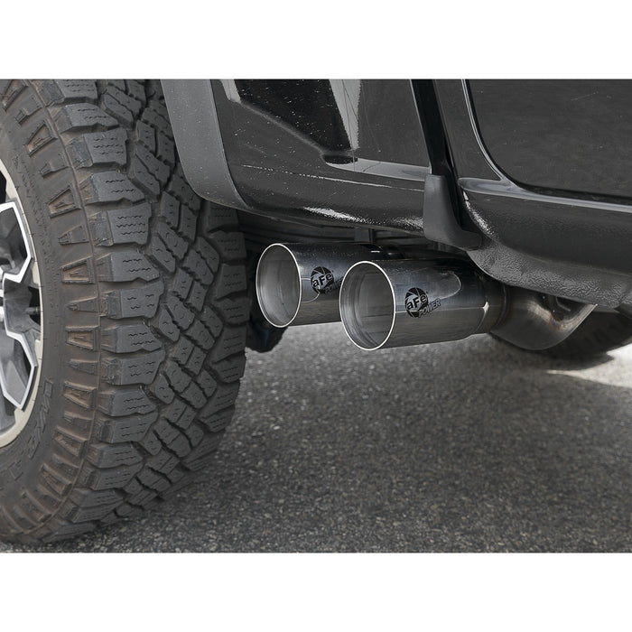 aFe Power Mach Force-Xp 3 IN 409 Stainless Steel Cat-Back Exhaust System w/ Black Tip GM Colorado/Canyon 17-20 V6-3.6L