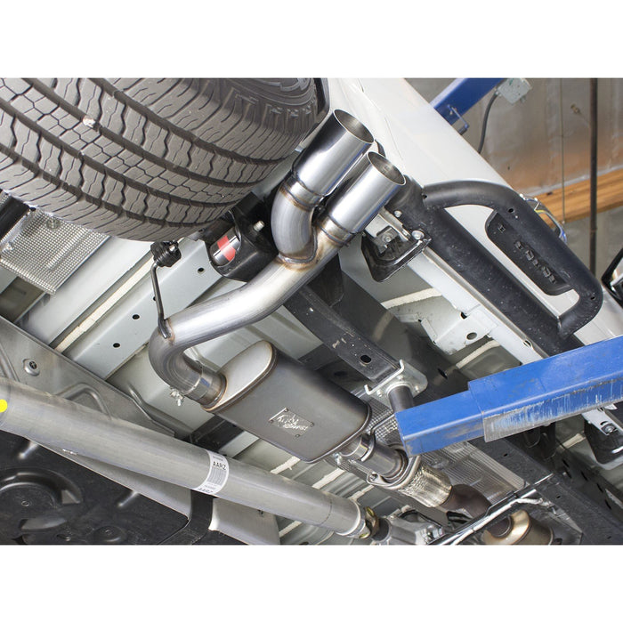 aFe Power Mach Force-Xp 3 IN 409 Stainless Steel Cat-Back Exhaust System w/ Black Tip GM Colorado/Canyon 17-20 V6-3.6L