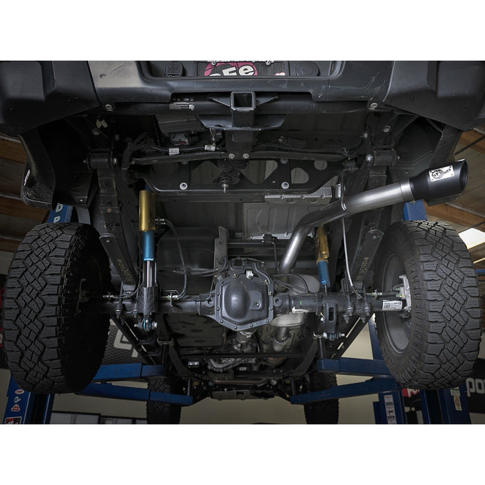 aFe Power Mach Force-Xp 3 IN 409 Stainless Steel Cat-Back Exhaust System w/ Black Tip GM Colorado/Canyon 17-20 V6-3.6L