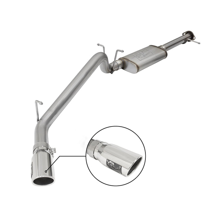 aFe Power Mach Force-Xp 3 IN 409 Stainless Steel Cat-Back Exhaust System w/ Black Tip GM Colorado/Canyon 17-20 V6-3.6L