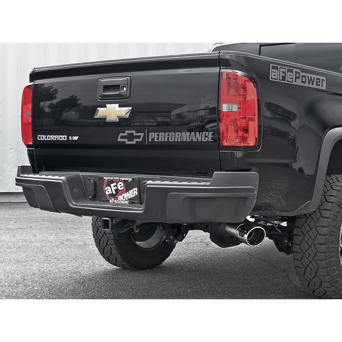 aFe Power Mach Force-Xp 3 IN 409 Stainless Steel Cat-Back Exhaust System w/ Black Tip GM Colorado/Canyon 17-20 V6-3.6L