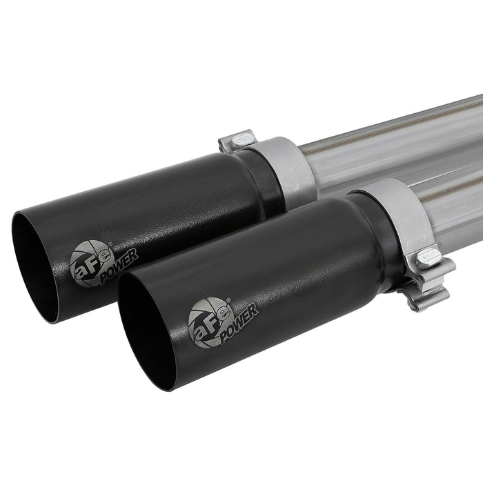 aFe Power Rebel Series 3 IN to 2-1/2 IN 409 Stainless Steel Cat-Back Exhaust w/ Black Tip GM Silverado/Sierra 1500 09-18 / Silverado LD/Sierra Limited 2019 V6-4.3/V8-4.8/5.3L