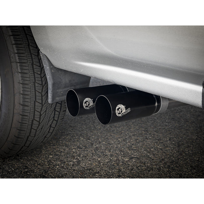 aFe Power Rebel Series 3 IN to 2-1/2 IN 409 Stainless Steel Cat-Back Exhaust w/ Black Tip GM Silverado/Sierra 1500 09-18 / Silverado LD/Sierra Limited 2019 V6-4.3/V8-4.8/5.3L
