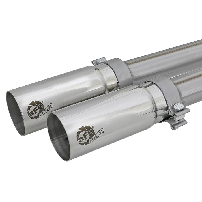 aFe Power Rebel Series 3 IN to 2-1/2 IN 409 Stainless Steel Cat-Back Exhaust w/ Black Tip GM Silverado/Sierra 1500 09-18 / Silverado LD/Sierra Limited 2019 V6-4.3/V8-4.8/5.3L