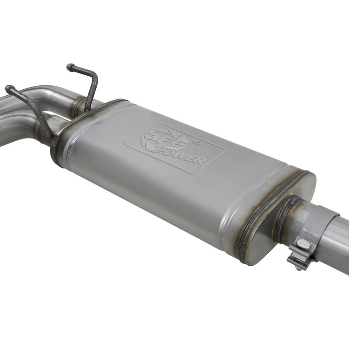 aFe Power Rebel Series 3 IN to 2-1/2 IN 409 Stainless Steel Cat-Back Exhaust w/ Black Tip GM Silverado/Sierra 1500 09-18 / Silverado LD/Sierra Limited 2019 V6-4.3/V8-4.8/5.3L