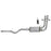 aFe Power Rebel Series 3 IN to 2-1/2 IN 409 Stainless Steel Cat-Back Exhaust w/ Black Tip GM Silverado/Sierra 1500 09-18 / Silverado LD/Sierra Limited 2019 V6-4.3/V8-4.8/5.3L