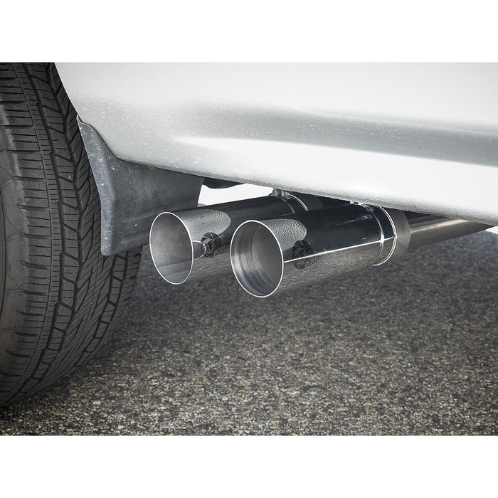 aFe Power Rebel Series 3 IN to 2-1/2 IN 409 Stainless Steel Cat-Back Exhaust w/ Black Tip GM Silverado/Sierra 1500 09-18 / Silverado LD/Sierra Limited 2019 V6-4.3/V8-4.8/5.3L