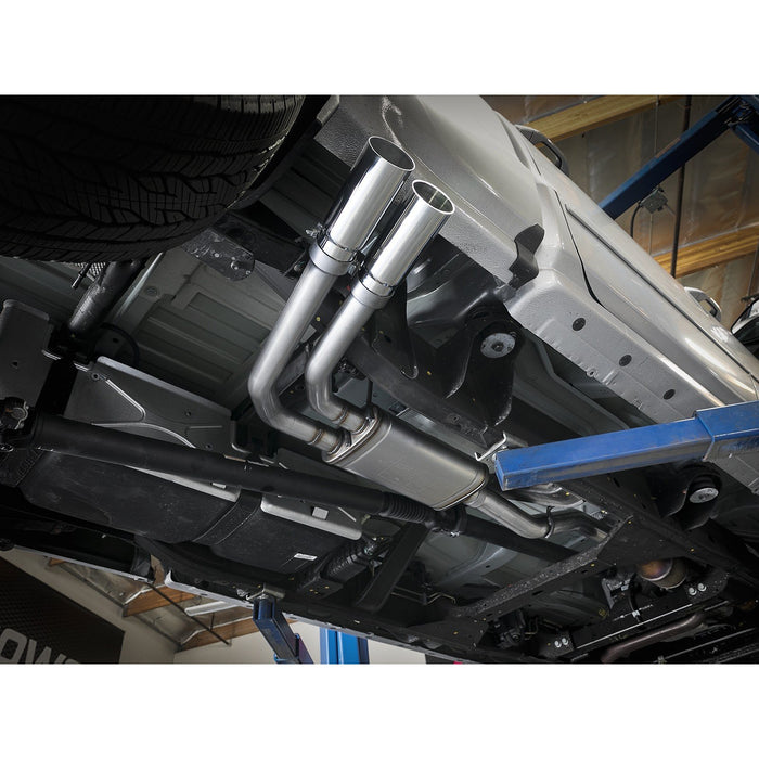 aFe Power Rebel Series 3 IN to 2-1/2 IN 409 Stainless Steel Cat-Back Exhaust w/ Black Tip GM Silverado/Sierra 1500 09-18 / Silverado LD/Sierra Limited 2019 V6-4.3/V8-4.8/5.3L