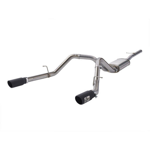aFe Power Apollo GT Series 3 IN 409 Stainless Steel Cat-Back Exhaust System w/ Black Tip GM Silverado/Sierra 1500 09-19 V6-4.3/V8-4.8/5.3L