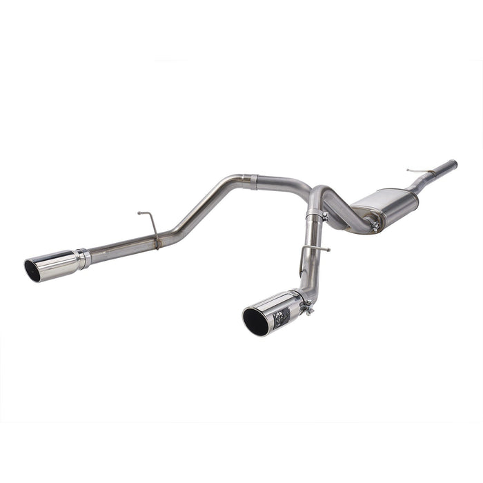 aFe Power Apollo GT Series 3 IN 409 Stainless Steel Cat-Back Exhaust System w/ Black Tip GM Silverado/Sierra 1500 09-19 V6-4.3/V8-4.8/5.3L