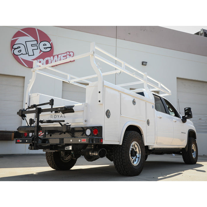 aFe Power Apollo GT Series 4 IN 409 Stainless Steel Cat-Back Exhaust System w/ Black Tip GM 2500/3500HD 2020 V8-6.6L L8T