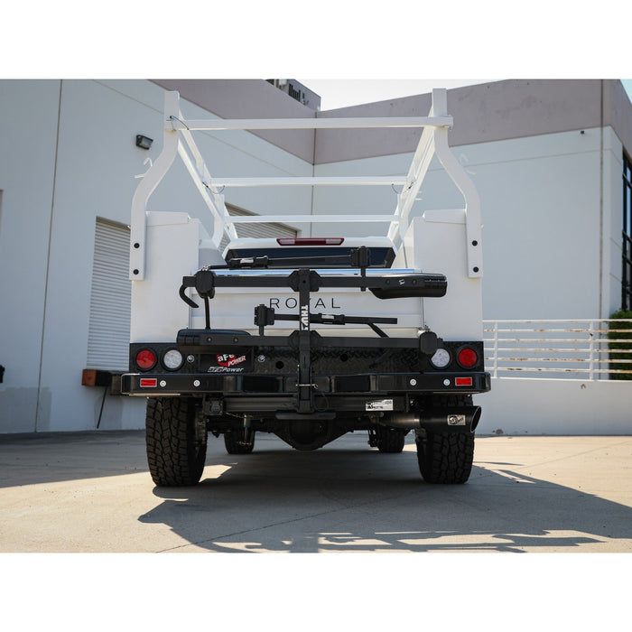 aFe Power Apollo GT Series 4 IN 409 Stainless Steel Cat-Back Exhaust System w/ Black Tip GM 2500/3500HD 2020 V8-6.6L L8T