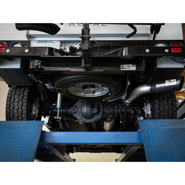 aFe Power Apollo GT Series 4 IN 409 Stainless Steel Cat-Back Exhaust System w/ Black Tip GM 2500/3500HD 2020 V8-6.6L L8T