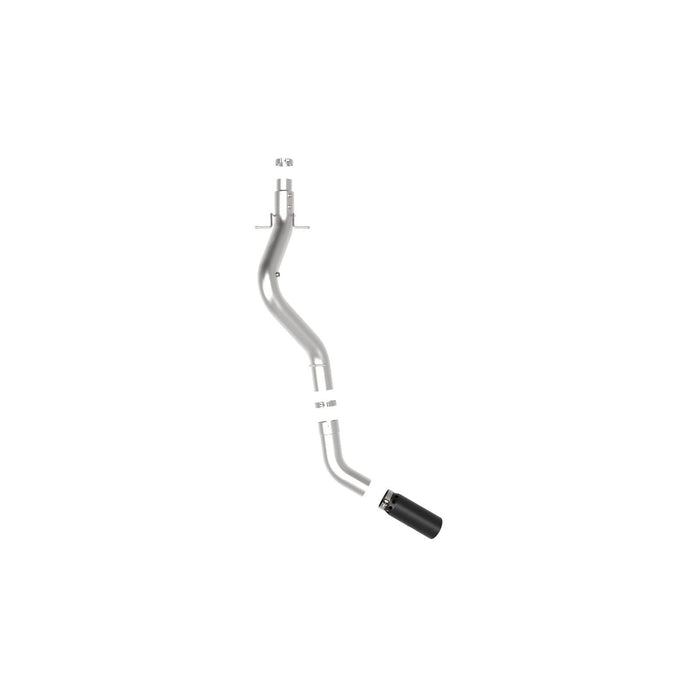 aFe Power Large Bore-HD 5 IN 409 Stainless Steel DPF-Back Exhaust System w/Black Tip GM Diesel Trucks 2020 V8-6.6L (td) L5P