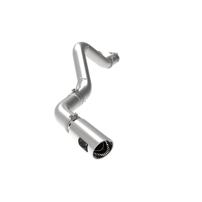 aFe Power Large Bore-HD 5 IN 409 Stainless Steel DPF-Back Exhaust System w/Black Tip GM Diesel Trucks 2020 V8-6.6L (td) L5P