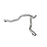 aFe Power Large Bore-HD 4 IN 409 Stainless Steel DPF-Back Exhaust System w/Black Tip GM Diesel Trucks 2020 V8-6.6L (td) L5P