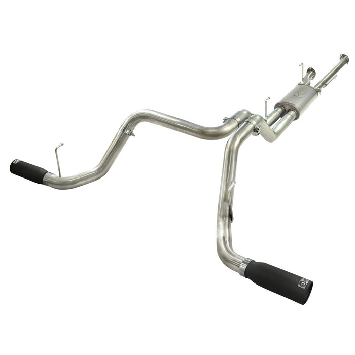 aFe Power Mach Force-Xp 2-1/2 IN to 3 IN 409 Stainless Steel Cat-Back Exhaust w/ Black Tip Toyota Tundra 10-20 V8-5.7L
