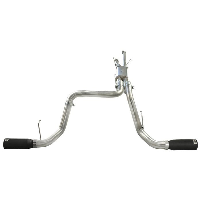 aFe Power Mach Force-Xp 2-1/2 IN to 3 IN 409 Stainless Steel Cat-Back Exhaust w/ Black Tip Toyota Tundra 10-20 V8-5.7L