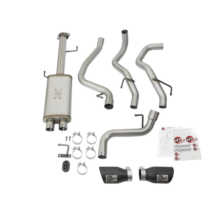 aFe Power Mach Force-Xp 3 IN to 2-1/2 IN 409 Stainless Steel Cat-Back Exhaust Toyota FJ Cruiser 07-18 V6-4.0L