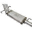 aFe Power Mach Force-Xp 3 IN to 2-1/2 IN 409 Stainless Steel Cat-Back Exhaust Toyota FJ Cruiser 07-18 V6-4.0L