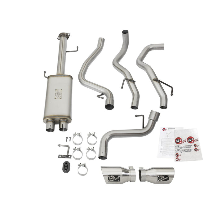 aFe Power Mach Force-Xp 3 IN to 2-1/2 IN 409 Stainless Steel Cat-Back Exhaust Toyota FJ Cruiser 07-18 V6-4.0L
