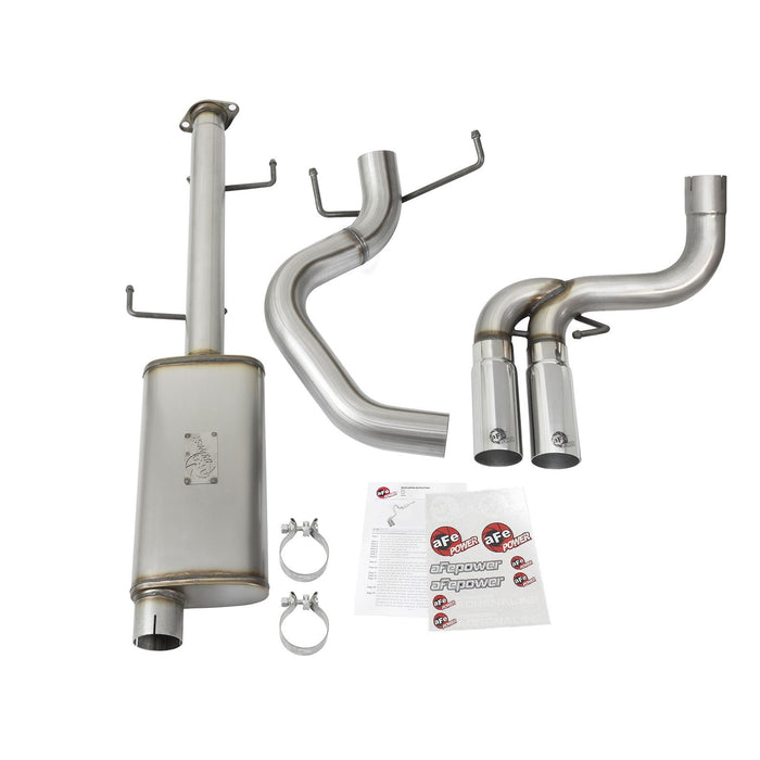 aFe Power Rebel Series 3 IN Cat-Back Exhaust System w/ Mid-Side Exit Toyota FJ Cruiser 07-18 V6-4.0L