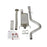 aFe Power Mach Force-Xp 2-1/2in 409 Stainless Steel Cat-Back Exhaust System Toyota Tacoma 05-12 L4-2.7L