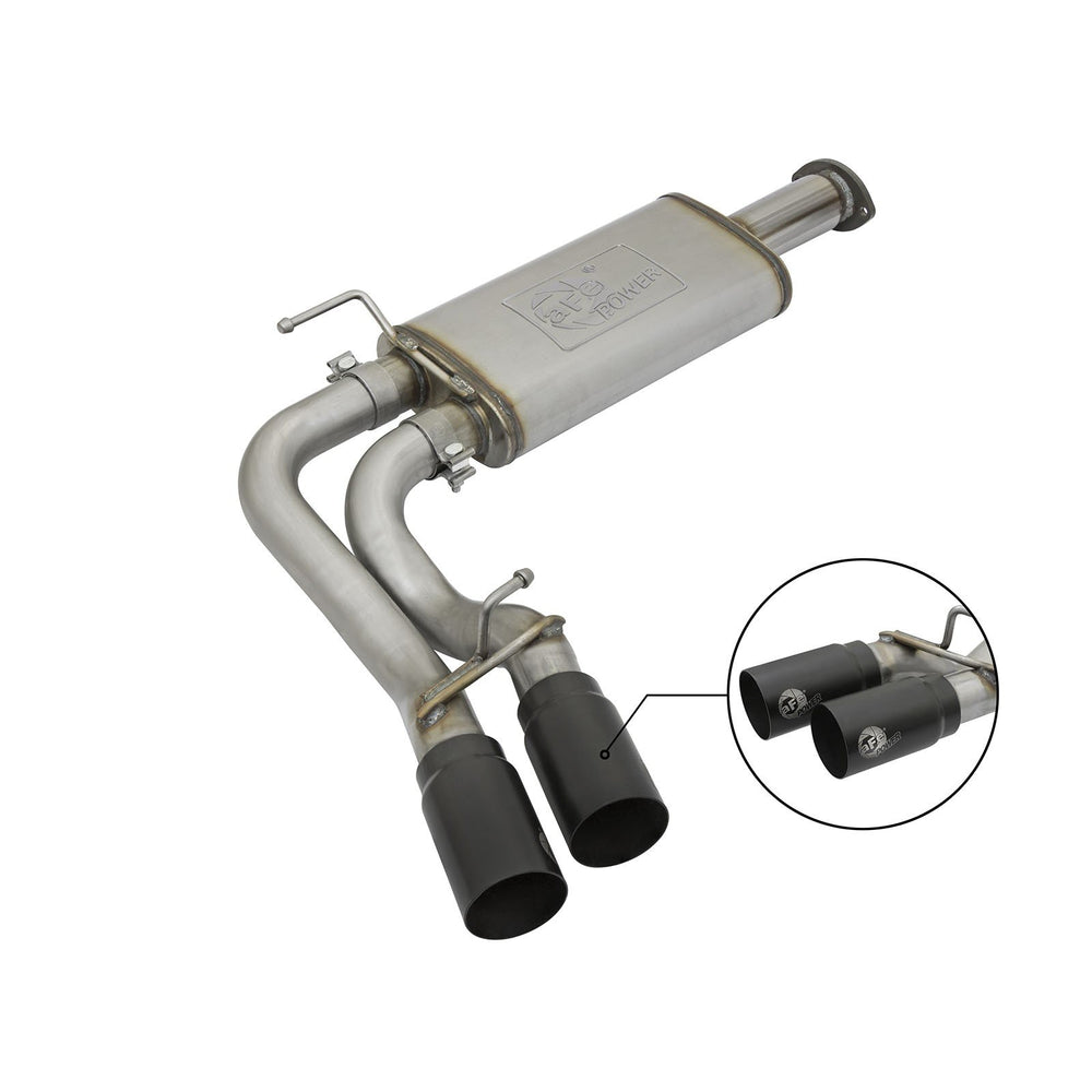aFe Power Rebel Series 3 IN Cat-Back Exhaust System w/ Dual Mid-Side Exit Toyota Tacoma 16-20 V6-3.5L
