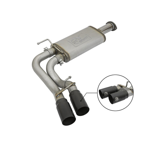 aFe Power Rebel Series 3 IN Cat-Back Exhaust System w/ Dual Mid-Side Exit Toyota Tacoma 16-20 V6-3.5L