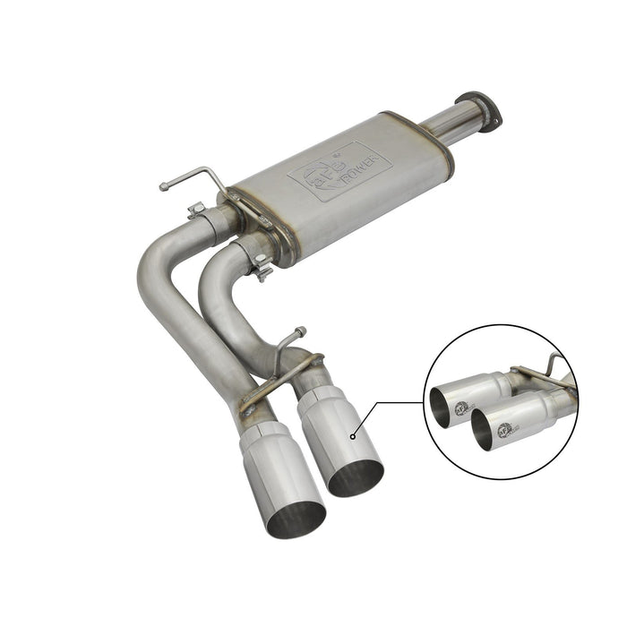aFe Power Rebel Series 3 IN Cat-Back Exhaust System w/ Dual Mid-Side Exit Toyota Tacoma 16-20 V6-3.5L
