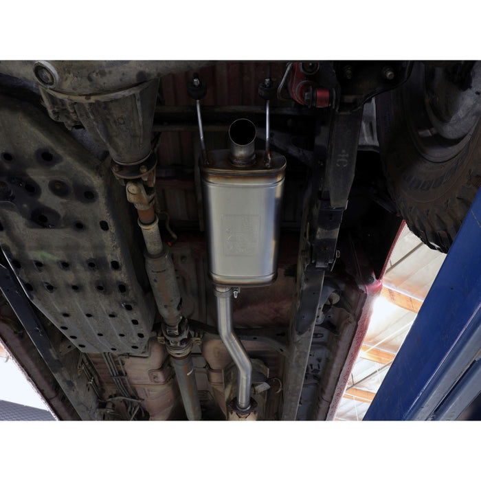 afe Power Rock Basher 2-1/2 In 409 Stainless Steel Cat-Back Exhaust System Toyota Tacoma 99-04 L4-2.4/2.7L / V6-3.5L