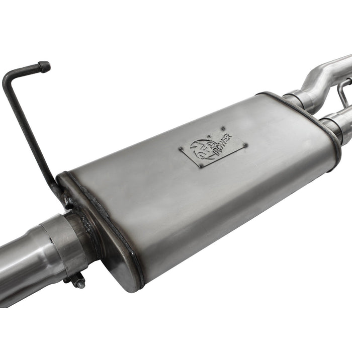 aFe Power Mach Force-Xp 2-1/2 IN to 3 IN 409 Stainless Steel Cat-Back Exhaust System Nissan Frontier 05-19 V6-4.0L