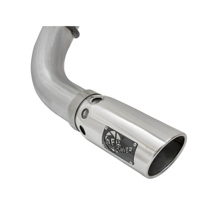 aFe Power Atlas 4 IN Aluminized Steel DPF-Back Exhaust System Nissan Titan XD 16-19 V8-5.0L (td)