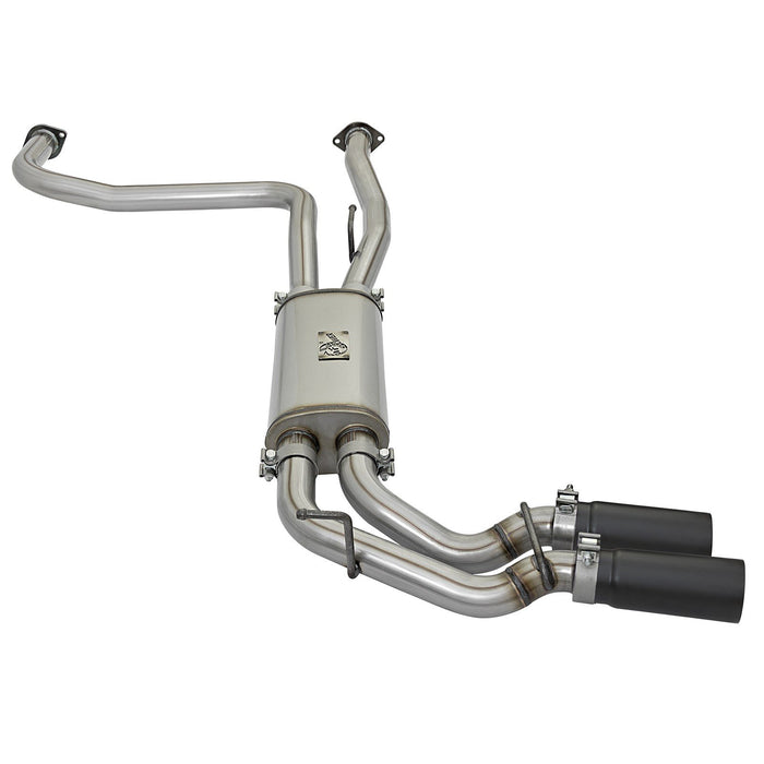 aFe Power Rebel Series 3 IN 409 Stainless Steel Cat-Back Exhaust System Nissan Titan 04-15 V8-5.6L