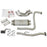 aFe Power Rebel Series 3 IN 409 Stainless Steel Cat-Back Exhaust System Nissan Titan 04-15 V8-5.6L