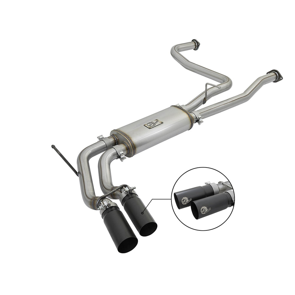 aFe Power Rebel Series 2-1/2" Cat-Back Exhaust System Nissan Titan 17-19 V8-5.6L