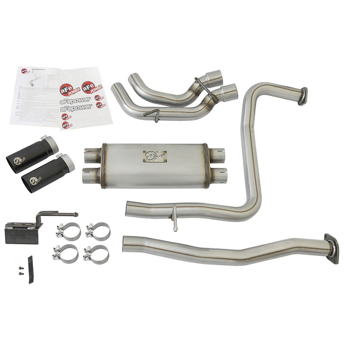 aFe Power Rebel Series 2-1/2" Cat-Back Exhaust System Nissan Titan 17-19 V8-5.6L