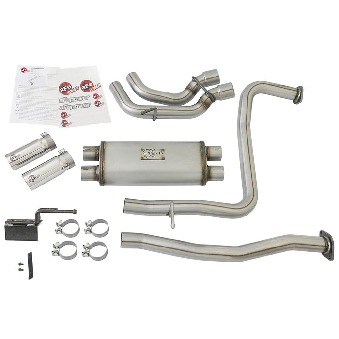 aFe Power Rebel Series 2-1/2" Cat-Back Exhaust System Nissan Titan 17-19 V8-5.6L