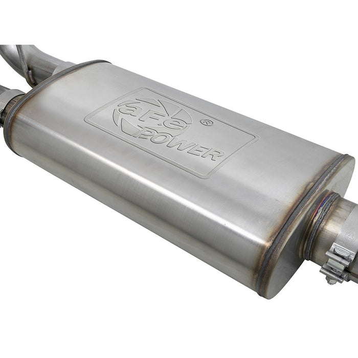 aFe Power Mach Force-XP 3 IN to 4 IN 409 Stainless Steel Cat-Back Exhaust System Nissan Titan XD 16-19 V8-5.6L
