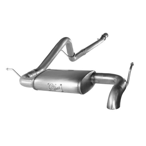aFe Power Mach Force-Xp 2-1/2 IN 409 Stainless Steel Cat-Back Hi-Tuck Exhaust System Jeep Wrangler (JK) 12-18 V6-3.6L