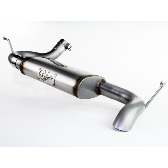 aFe Power Mach Force-Xp 2-1/2in 409 Stainless Steel Axle-Back Exhaust System Jeep Wrangler (JK) 07-18 V6-3.6L/3.8L